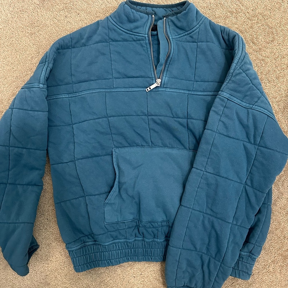 Cotton On Blue Quilted Jacket